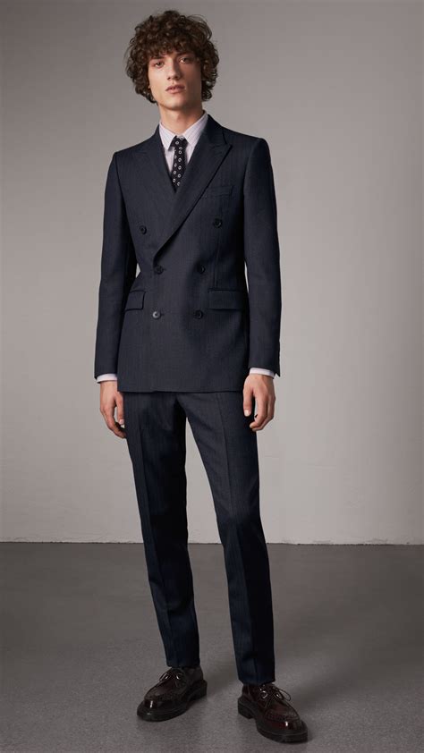 burberry double breasted suit.